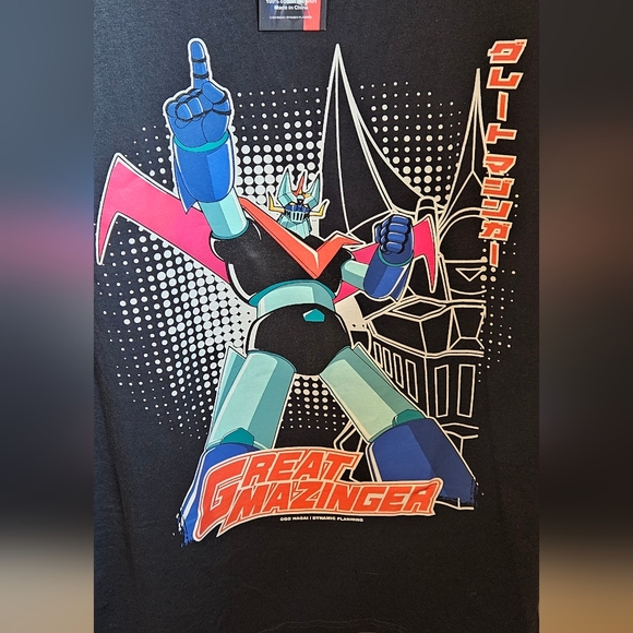 HL Pro Great Mazinger Z Tshirt Large NWT Grendizer Goldorak style - Picture 2 of 5